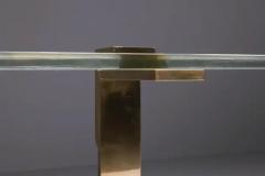 Maison Jansen Hollywood Regency Console Table in Brass in the Style of Maison Jansen 1970s - 3396133