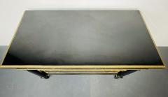 Maison Jansen Hollywood Regency Ebony Bronze Mounted Chest Commode Dresser Stamped Jansen - 2953189