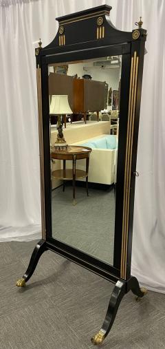 Maison Jansen Hollywood Regency Maison Jansen Beveled Cheval Mirror - 3010837