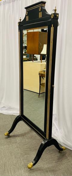 Maison Jansen Hollywood Regency Maison Jansen Beveled Cheval Mirror - 3010838