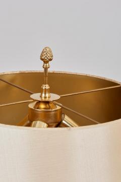 Maison Jansen Huge Maison Charles Pineapple Table Lamp in Brass and Chrome - 935464