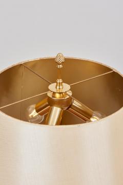 Maison Jansen Huge Maison Charles Pineapple Table Lamp in Brass and Chrome - 935465