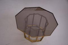 Maison Jansen Huge Maison Jansen Octagonal Coffee Table in Massive Brass - 546691