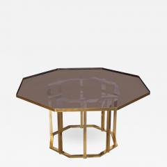 Maison Jansen Huge Maison Jansen Octagonal Coffee Table in Massive Brass - 549229