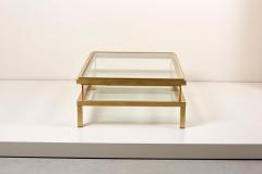 Maison Jansen Huge Maison Jansen Sliding Top Coffee Table Complete in Brass - 971841