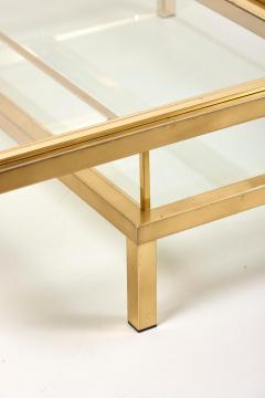 Maison Jansen Huge Maison Jansen Sliding Top Coffee Table Complete in Brass - 971843