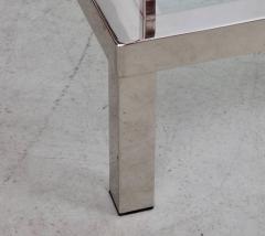 Maison Jansen Huge Maison Jansen Sliding Top Coffee Table in Chrome - 546697