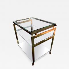 Maison Jansen Italian Mid Century Modern Brass Bar Cart - 4226968