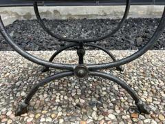 Maison Jansen Italian Modern Iron And Bronze Bench - 3649831