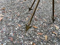 Maison Jansen Italian Neoclassical Style Brass Arrow And Quiver Table - 4755745