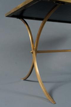 Maison Jansen Jansen Style French Brass and Glass Coffee Table - 3803571