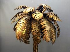 Maison Jansen Large 1970s palm tree floor lamp by Maison Jansen - 909578