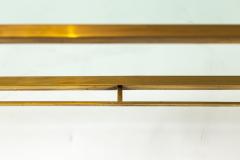 Maison Jansen Large 20th Century French Brass Square Coffee Table By Maison Jansen - 3692786