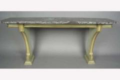 Maison Jansen Large French 1940s Polychrome and Marble Console by Maison Jansen - 1781720