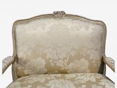 Maison Jansen Louis XVI Armchairs Giltwood Fabric France 20th c  - 4504997