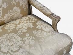 Maison Jansen Louis XVI Armchairs Giltwood Fabric France 20th c  - 4504999