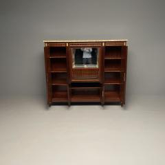Maison Jansen Louis XVI Chinoiserie Dry Bar Bookcase Cabinet in Fashion of Maison Jansen - 3397517