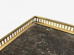 Maison Jansen Louis XVI Hollywood Regency Bronze Marble Ebonized Console France 1930s - 4327614
