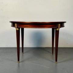 Maison Jansen Louis XVI Style Bronze Mounted Center or Dining Table Plum Pudding Veneer - 3295014