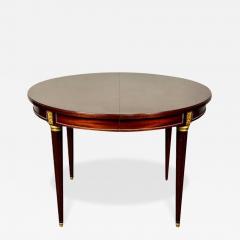 Maison Jansen Louis XVI Style Bronze Mounted Center or Dining Table Plum Pudding Veneer - 3295484