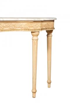 Maison Jansen Louis XVI Style White Painted Console Table From The Waldorf - 4134189