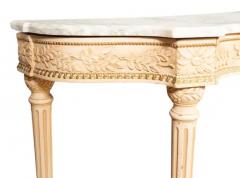 Maison Jansen Louis XVI Style White Painted Console Table From The Waldorf - 4134235