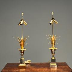 Maison Jansen Maison Charles Attr Hollywood Regency French Table Lamps France 1950s - 3648268