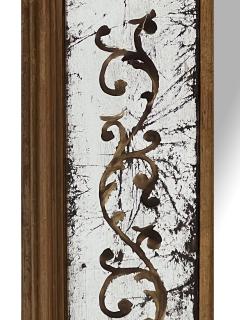 Maison Jansen Maison Jansen 1950s Eglomise and Octagonal Giltwood Wall Mirror - 4076944