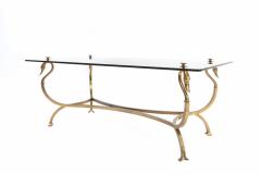 Maison Jansen Maison Jansen Brass Swan Coffee Table - 265900