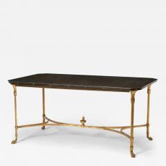 Maison Jansen Maison Jansen Bronze Black Stone top Table - 4698056