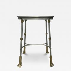 Maison Jansen Maison Jansen Bronze Steel Claw Foot Side Table - 4344780