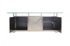 Maison Jansen Maison Jansen Credenza with Floating Glass Top - 441726
