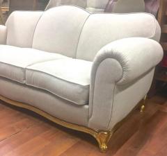 Maison Jansen Maison Jansen Exceptional Comfy Neoclassic Set of One Couch and Two Armchairs - 3363320