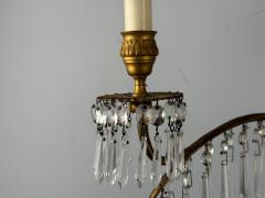 Maison Jansen Maison Jansen Feather Form Wall Sconces Crystal Bronze France 1940s - 4485490