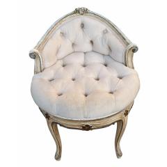 Maison Jansen Maison Jansen Louis XV Style Petite Swivel Vanity Boudoir Chair Stool - 4433066