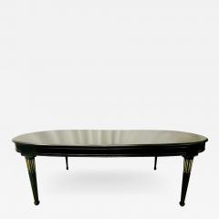 Maison Jansen Maison Jansen Louis XVI Dining Table Conference Ebony Bronze French 1930s - 2490497