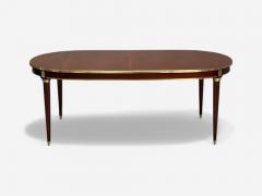 Maison Jansen Maison Jansen Louis XVI Style Mahogany Bronze Dining Table France 1920s - 4041093