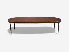 Maison Jansen Maison Jansen Louis XVI Style Mahogany Bronze Dining Table France 1920s - 4041097