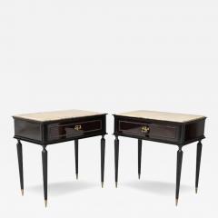 Maison Jansen Maison Jansen Mid Century Empire Style Nightstand Side Tables a Pair - 3044888