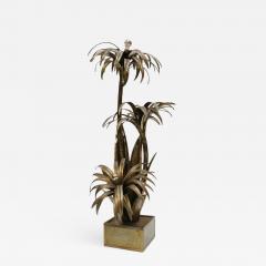 Maison Jansen Maison Jansen Mid Century Modern Brass Palm Tree French Floor Lamp - 1248432