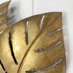 Maison Jansen Maison Jansen Monstera double leaf wall lights 1970s - 3030841