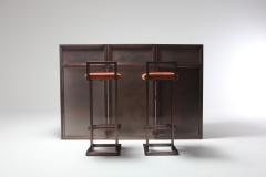 Maison Jansen Maison Jansen Rose Metal Dry Bar 1970s - 984837