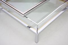 Maison Jansen Maison Jansen Sliding Glass Top Table in Chrome - 550099