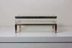 Maison Jansen Maison Jansen Sliding Top Coffee Table in Brass and Chrome - 700285