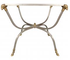 Maison Jansen Maison Jansen Steel and Brass End Table - 4253742