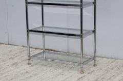 Maison Jansen Maison Jansen Style Chrome And Brass Etagere - 1150360