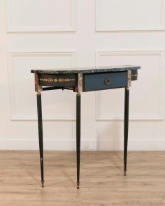 Maison Jansen Maison Jansen Style Console Table in Painted Iron and Gilt Bronze with Marble To - 4507161