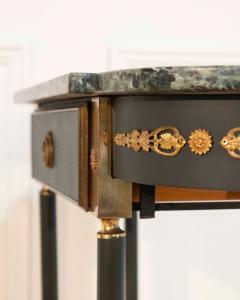 Maison Jansen Maison Jansen Style Console Table in Painted Iron and Gilt Bronze with Marble To - 4507168