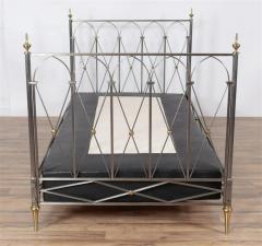 Maison Jansen Maison Jansen Style Steel and Brass Daybed  - 3158946