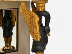Maison Jansen Maison Jansen attr Hollywood Regency Giltwood Mirrored Console Table 1940s - 4094545
